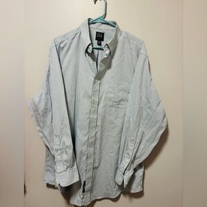 Van Heusen Light Blue Checkered Button Down Shirt